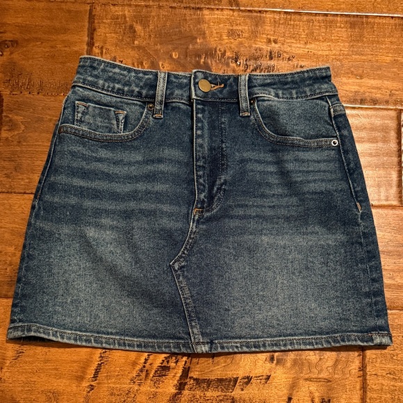Aqua Dresses & Skirts - Denim Mini Skirt